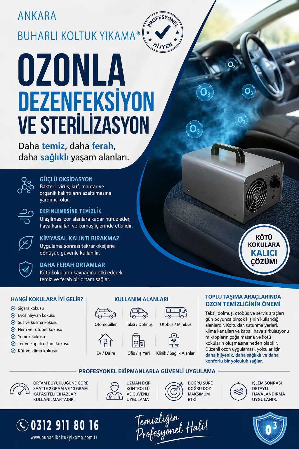 Ozonla Ortam Dezenfeksiyonu ve Sterilizasyonu