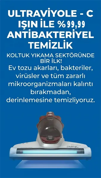 UV-C Işınlı Koltuk Yıkama Görseli 2